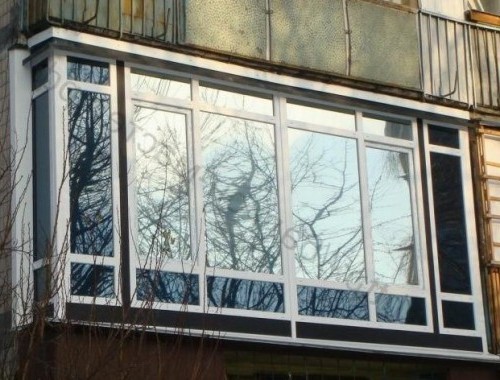 Тонировка окон на балконе