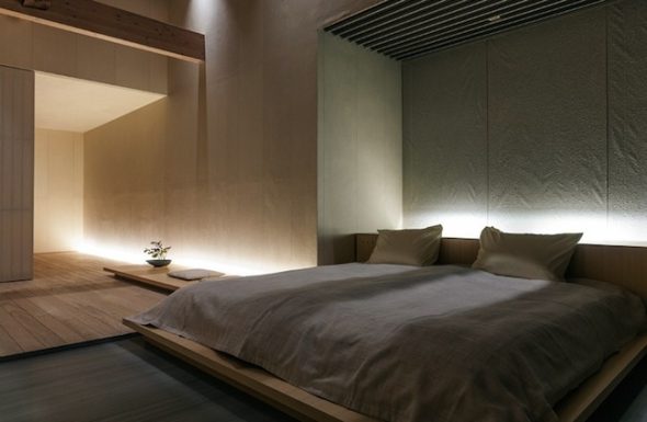 Дизайн минималистичной спальни