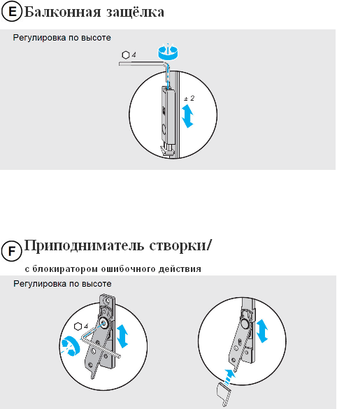 Фурнитура пластикового окна схема