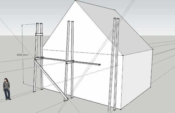 Как сделать строительные леса