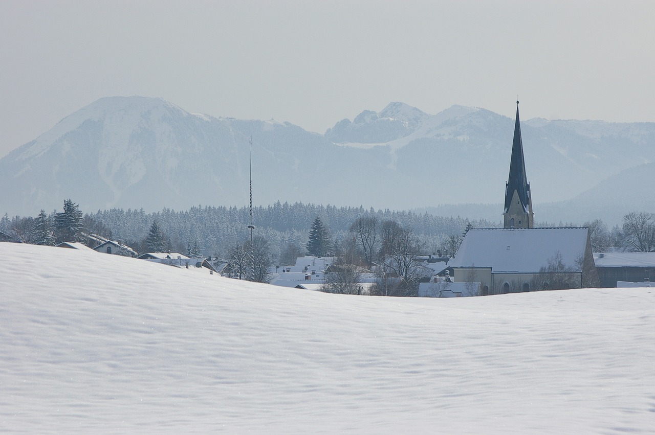 красивая деревня зимой фото 17