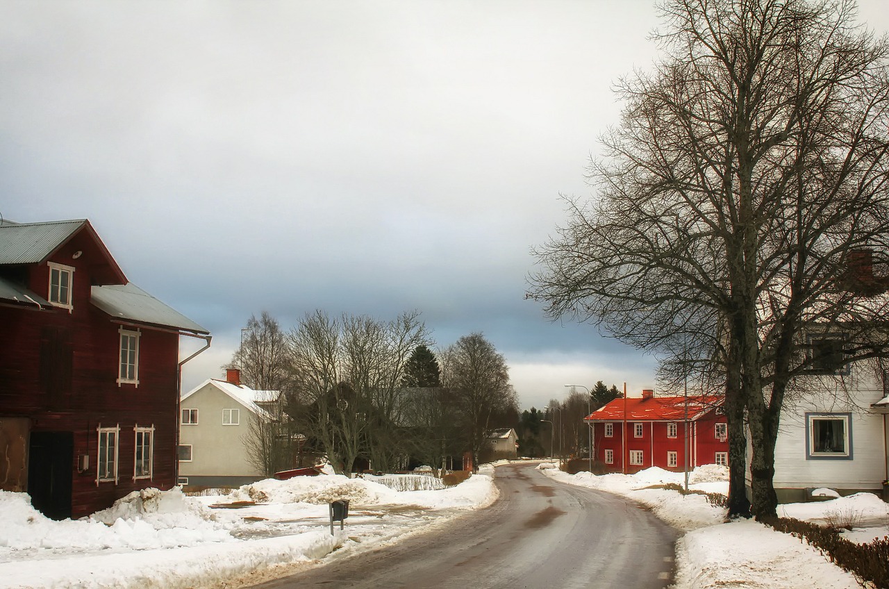 красивая деревня зимой фото 18