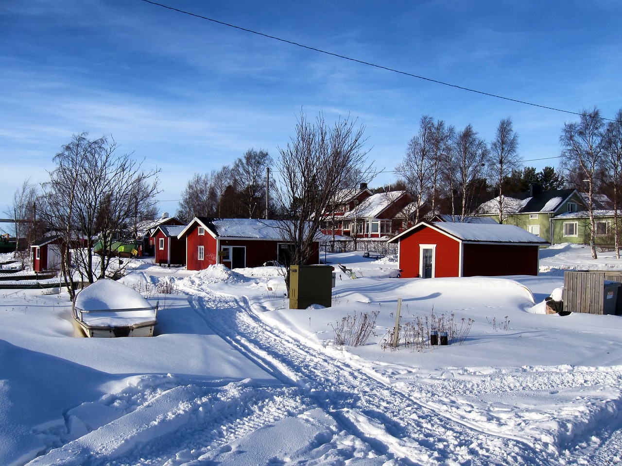 красивая деревня зимой фото 8
