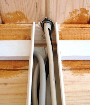 скрытая проводка в деревянном доме