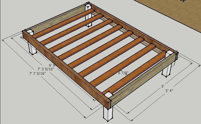 изготовление деревянной кровати своими руками