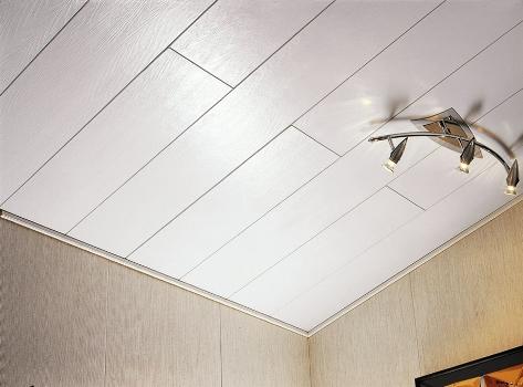 Сейчас зачастую на потолок используют ПВХ панели
