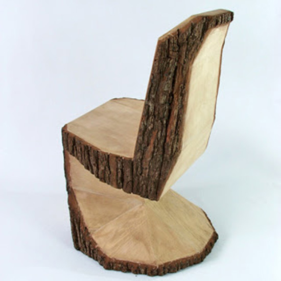 Кресло как вариант деревянного декора в интерьере