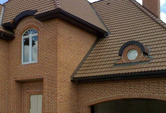 Облицовка фасада дома кирпичом 2