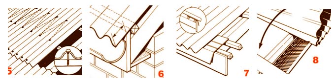 Фото: Фото инструкция по монтажу ондулина