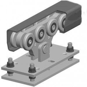 Монтаж роликовой каретки