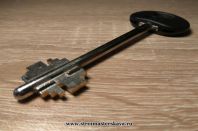 Ключ от сувальдного замка двухбородковый