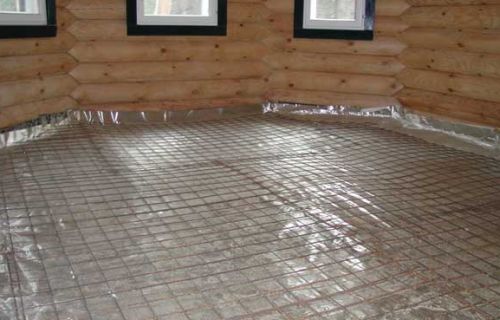 Гидроизоляция деревянных стен бетонного пола