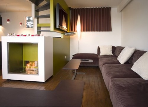 Камины в интерьере