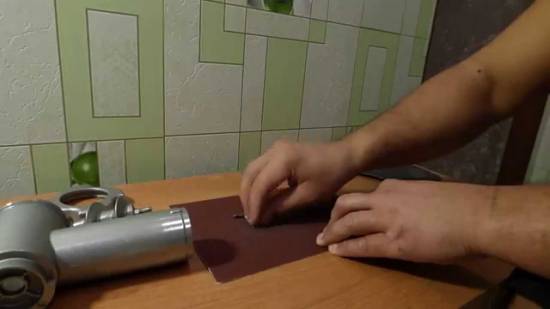 Как наточить нож мясорубки в домашних условиях
