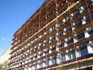 Square set of scaffolding