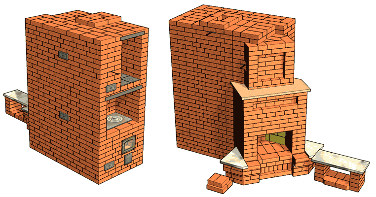Печи и камины проекты печей и каминов