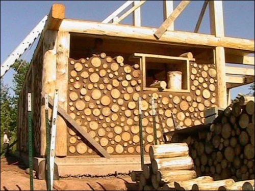 Дом из дров своими руками - фото 2