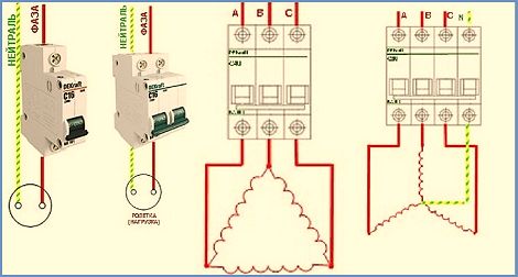 Как подключить автоматический выключатель однофазный