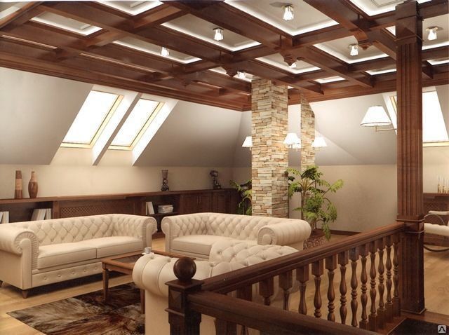 Кессонные потолки смотрятся стильно в современном интерьере, хотя возраст их насчитывает не одно столетие