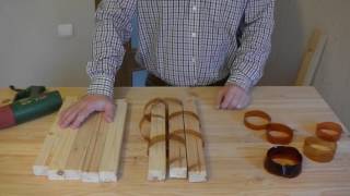 Соединение брусков из древесины термоусадочной лентой