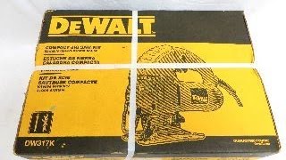 Лобзик DeWalt Распаковка и Первый Взгляд (DW317K Orbital Jig Saw)