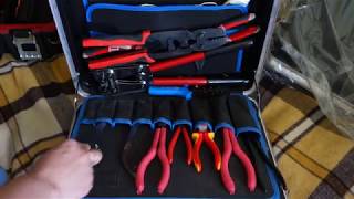 Хранение и переноска инструментов в чемодане Knipex