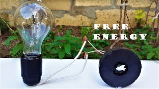 Free Energy Light Bulbs - 220v Using Magnet