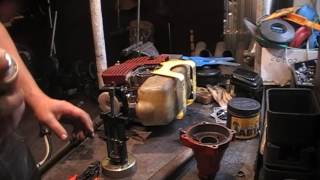 Разборка и ремонт верхнего редуктора мотокосы триммера