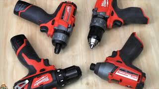 Беспатронные шуруповерты и отвертки Milwaukee M12 2401 и 2402