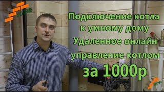 Подключение котла к умному дому Удаленное онлайн управление котлом за 1000р