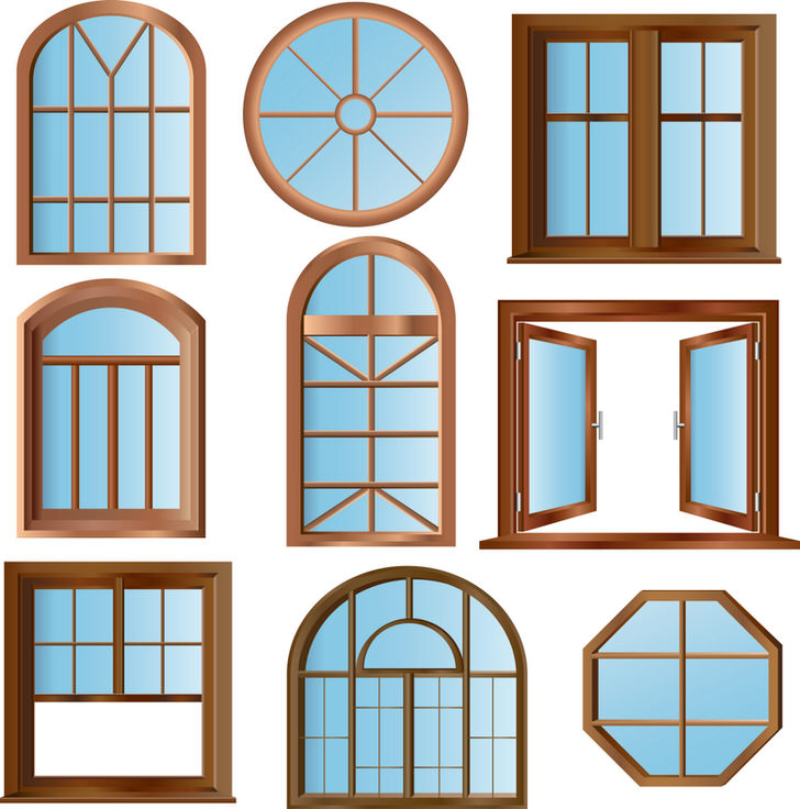 Окна различной конструкции