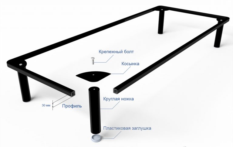 Делаем кровать из металла