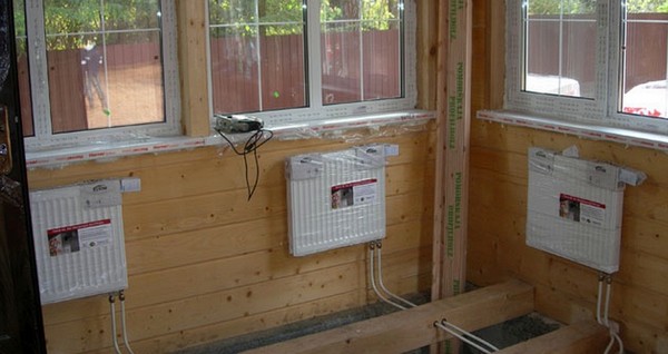 водяное отопление на даче фото