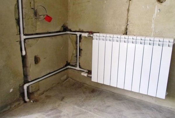 Как соединить радиатор отопления с полипропиленовой трубой вмонтированной в стену