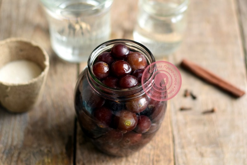маринованный виноград на зиму рецепт в домашних условиях