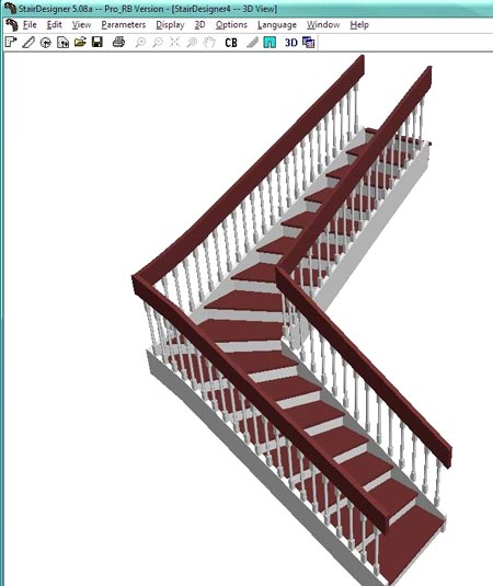 проект лестницы StairDesigner 5.08a PRO