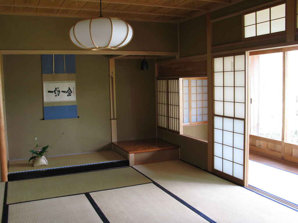 Оформление комнаты в японском стиле