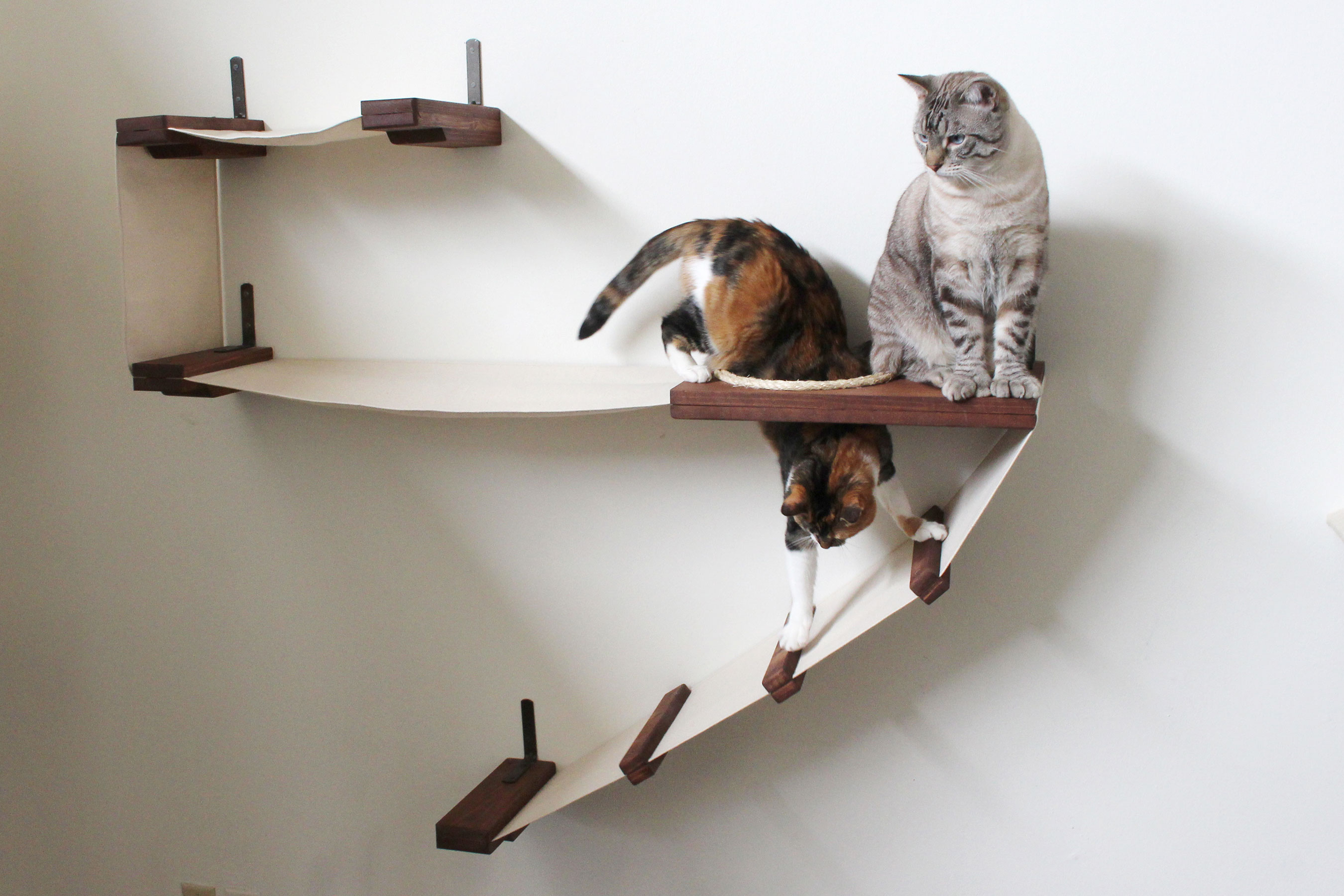 Гамак для кошки с лестницей