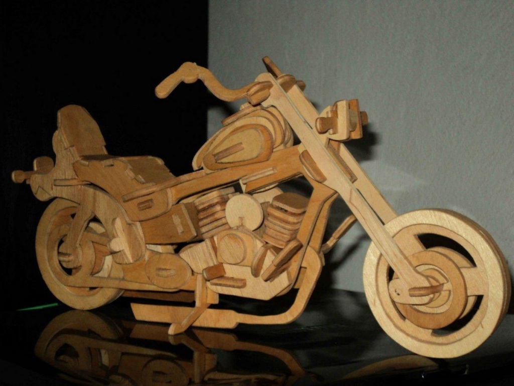 Мотоцикл из дерева