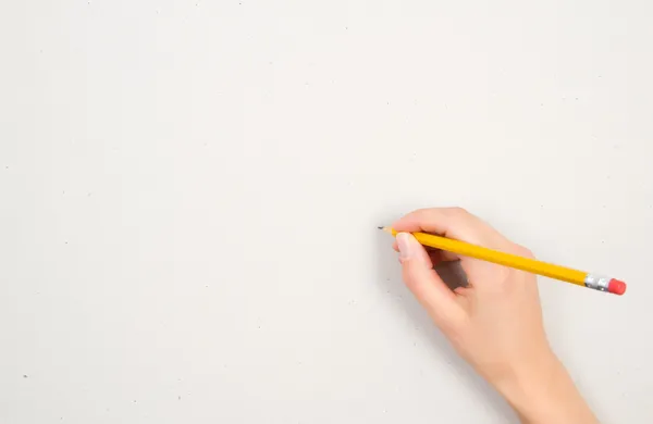 Рисование руки — стоковое фото