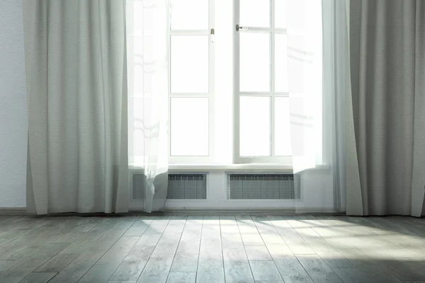 Белый интерьер дома — стоковое фото