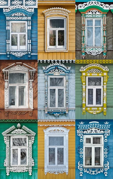 Россия. Windows города Суздаль — стоковое фото