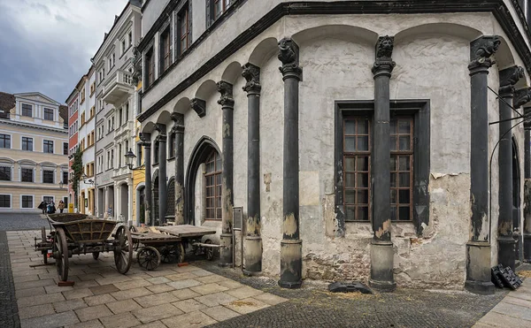 Шкала средневековом жилом доме в городе Grlitz — стоковое фото