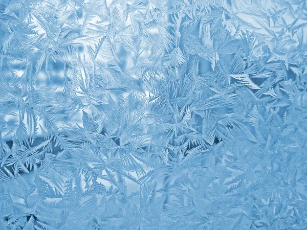 Морозное окно — стоковое фото