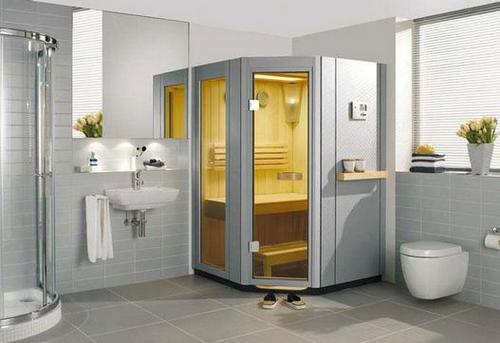 Дизайн ванной комнаты с сауной фото