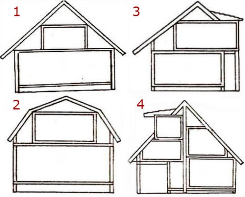 как построить мансарду своими руками фото